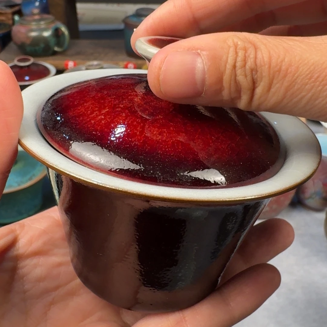 瓷片钧瓷单杯钧瓷单杯钧瓷