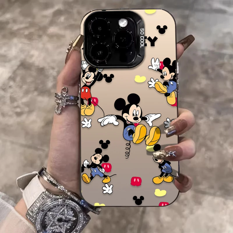 米老鼠适用苹果16promax手机壳iPhone15创意14保护套17新款12卡通