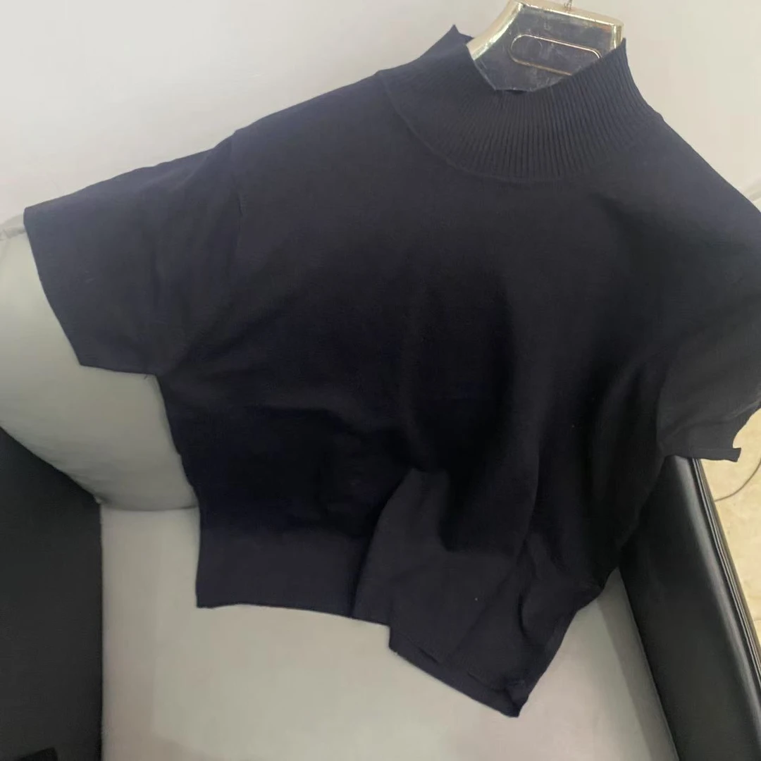 春季短袖针织毛衣打底