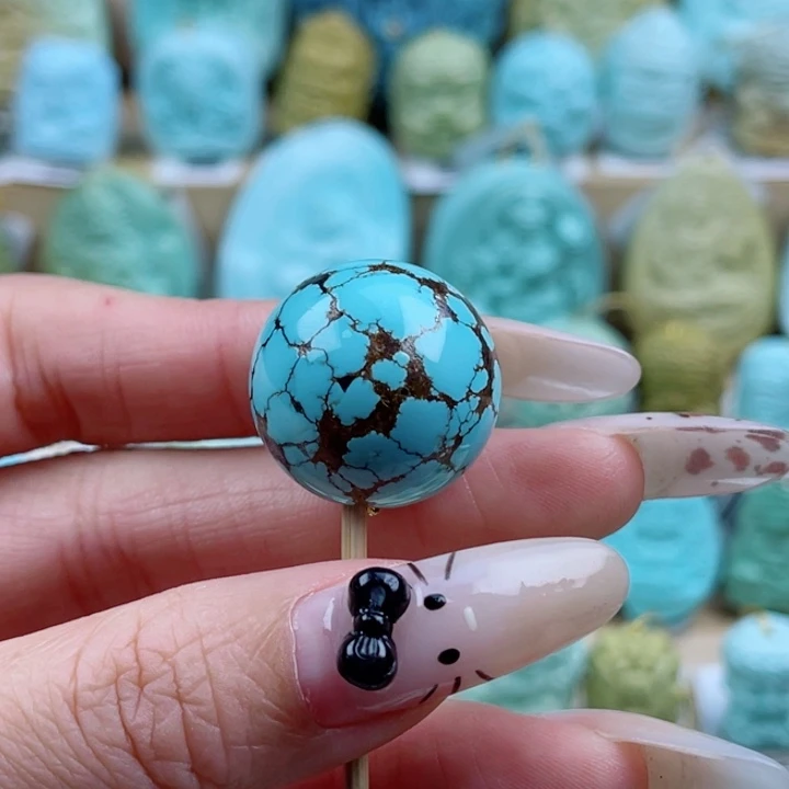 绿松石未镶嵌珠宝奇石21m