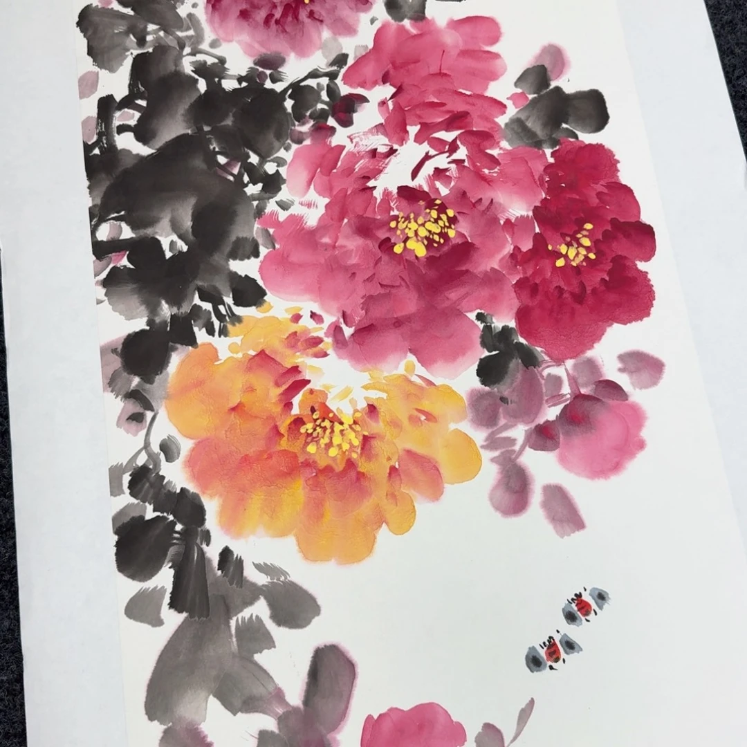 国画国画作品山水花鸟纯手绘