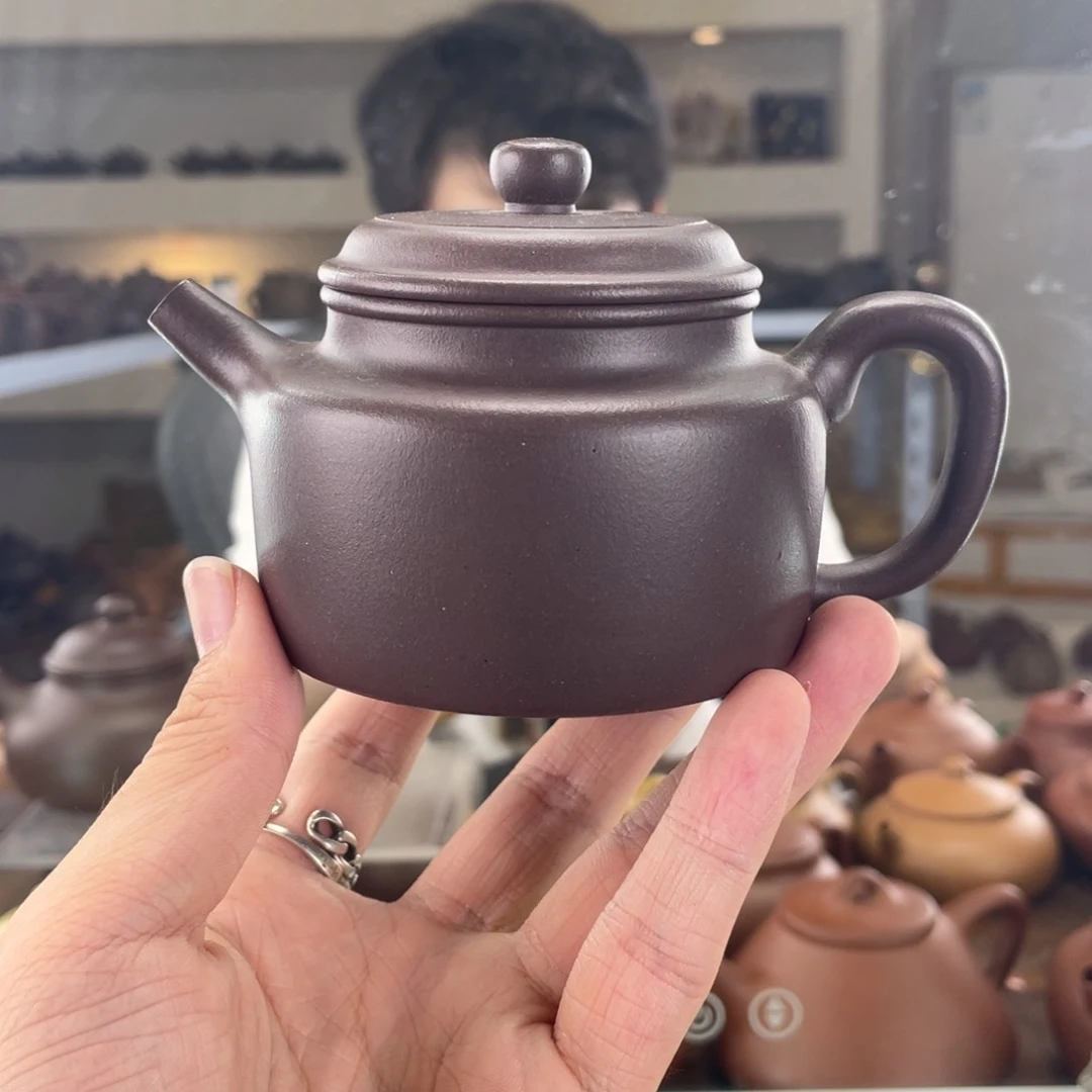 茶壶紫砂150cc老紫泥茶壶