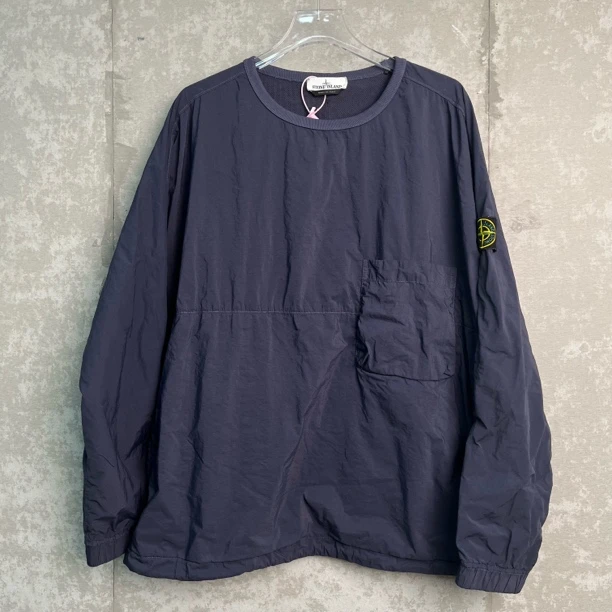 未使用 STONE ISLAND L*1/石头岛大口袋尼龙冲锋衣卫衣/15294