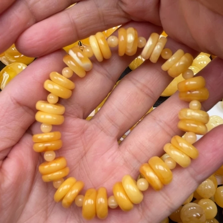 裸石蜜蜡未镶嵌蜜蜡手串