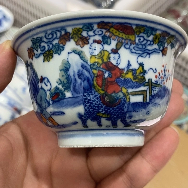 摆件景德镇陶瓷主人杯13455