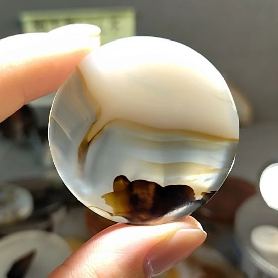 玛瑙/玉髓未镶嵌颈饰高枕无忧