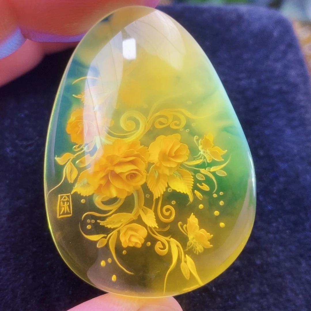 【闪购商品】金珀吊坠(不含链)未镶嵌