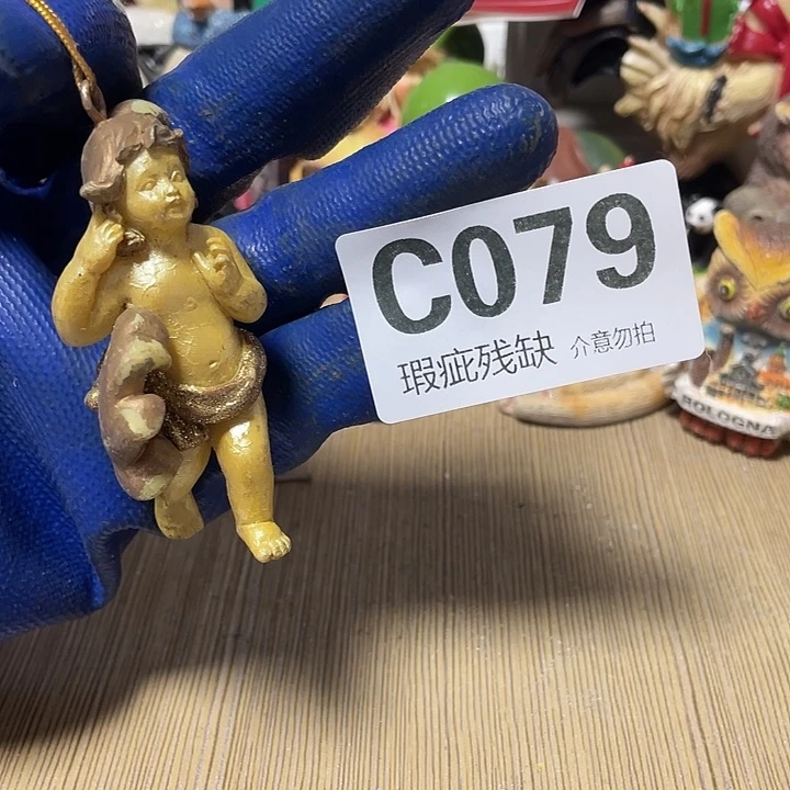 冰***人摆件孤品老货微瑕疵