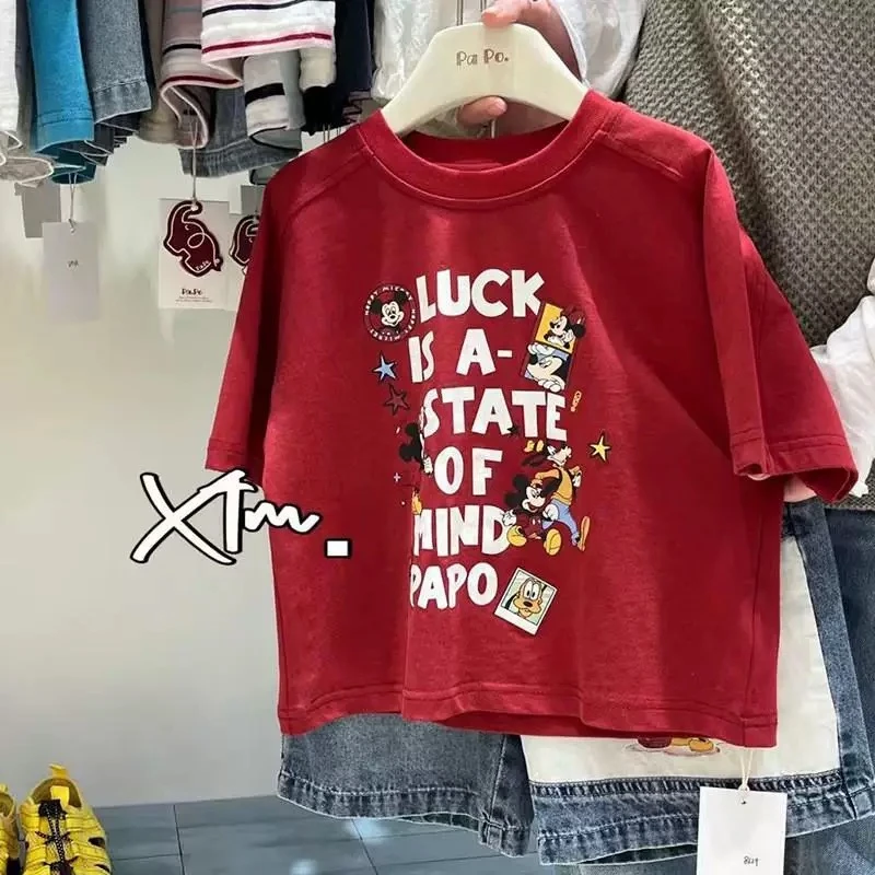 A01米奇家族牛仔裤套装