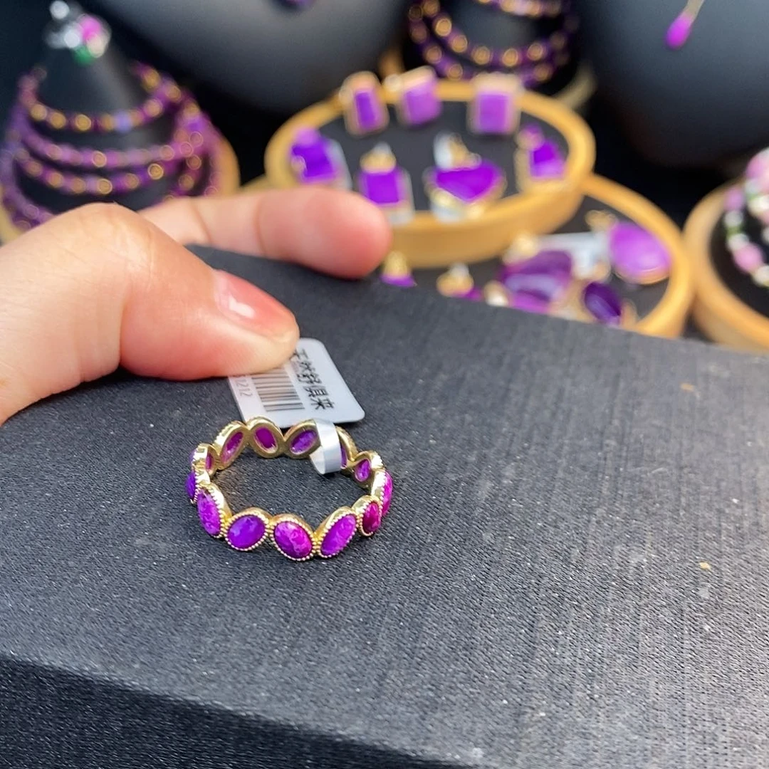 苏纪石（舒俱来）18K金镶嵌指环