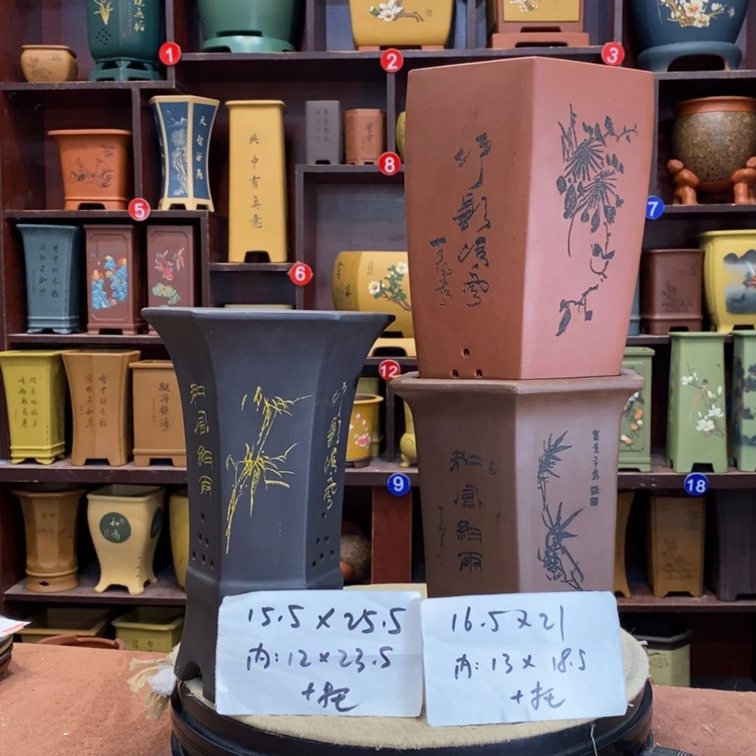 紫砂花盆紫砂花盆