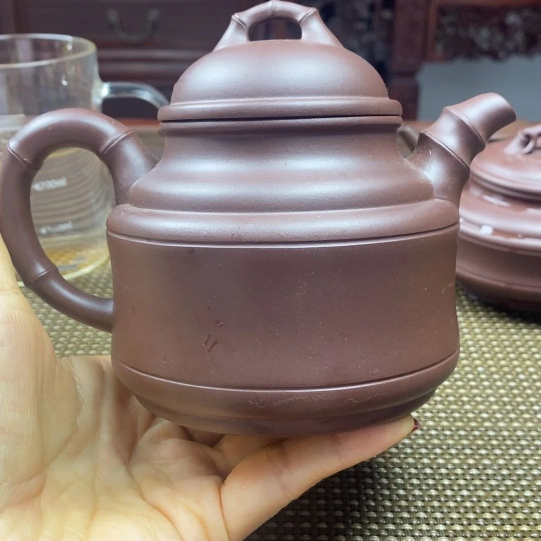 紫砂茶壶400cc紫砂壶紫泥
