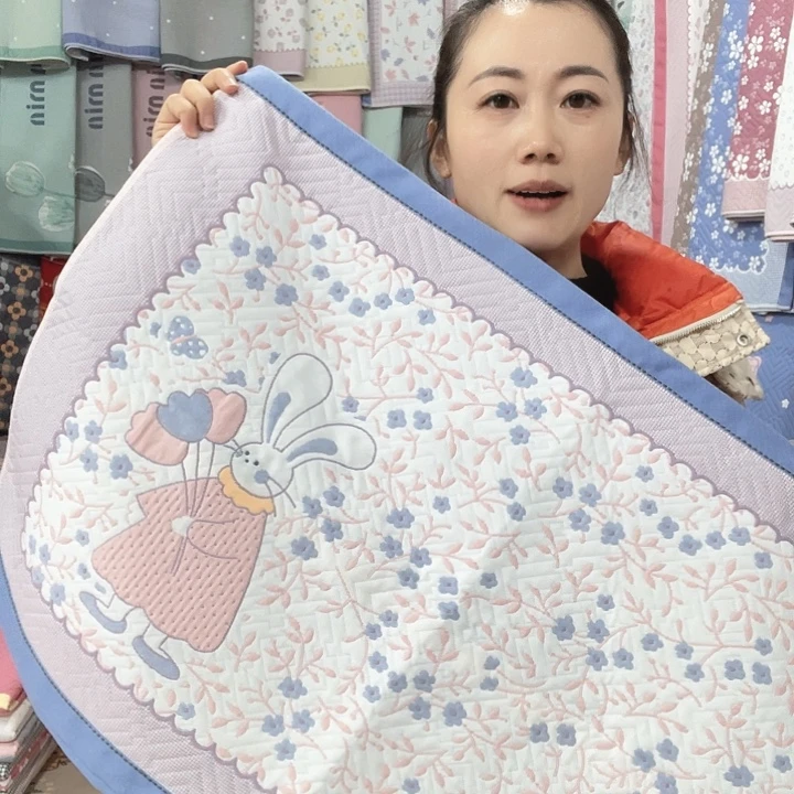 棉特价促销蓝色花园兔