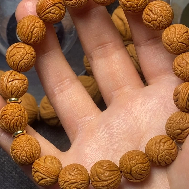 桃核吊坠秦岭山野生桃核