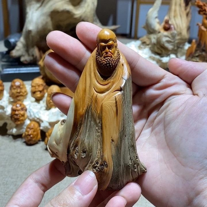 柏木（崖柏）双色达摩
