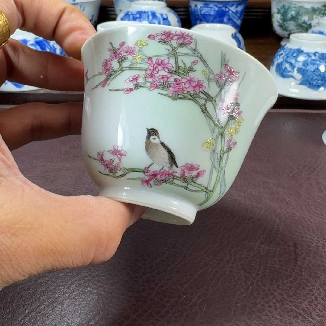 瓷片当代景德镇陶瓷手绘茶具