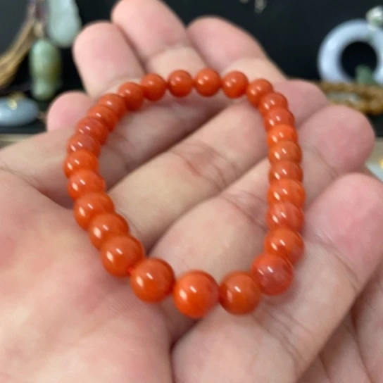 手串未镶嵌南红玛瑙