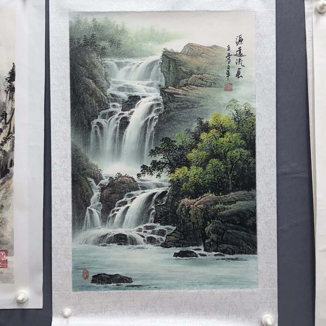 国画李文军入册同款题材四尺三开