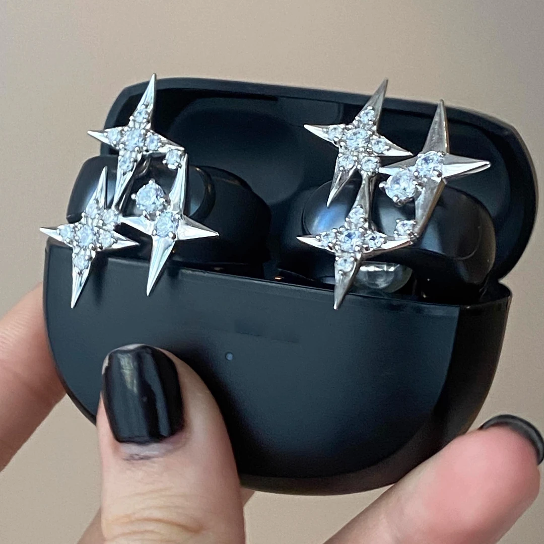 新款小众设计款独特个性夹扣爆款diy百搭ins风耳机配饰时尚高级感