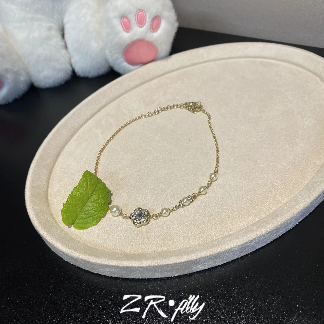 铜合金仿珍珠项链 个性百搭项链6675