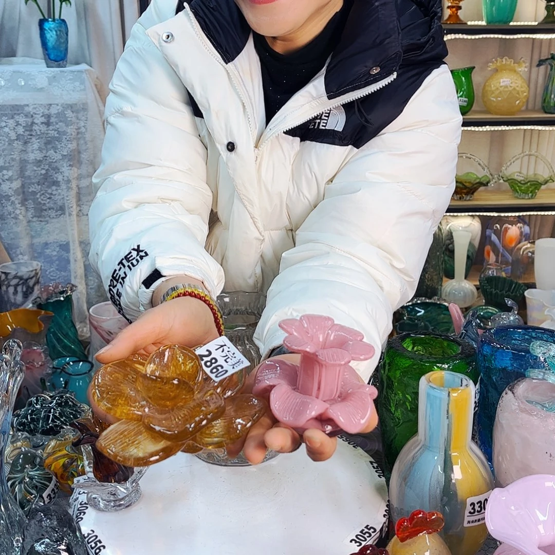 卡***垚家悦琉璃花瓶摆件
