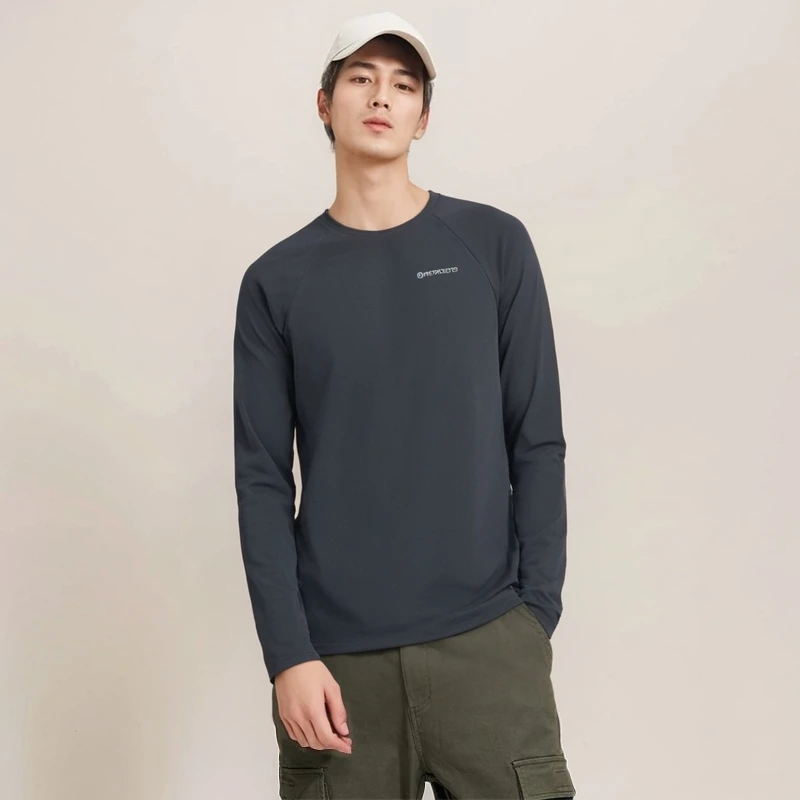 【速干长T】春秋男款户外运动透气速干长袖T恤男款防晒UPF50+