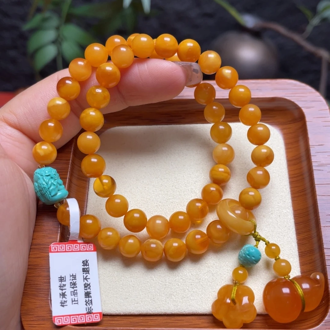 蜜蜡未镶嵌手链手串