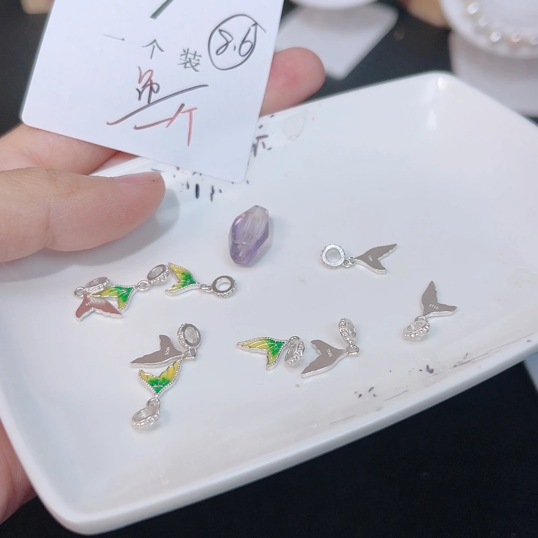 紫晶珠宝半成品银S925镶嵌7