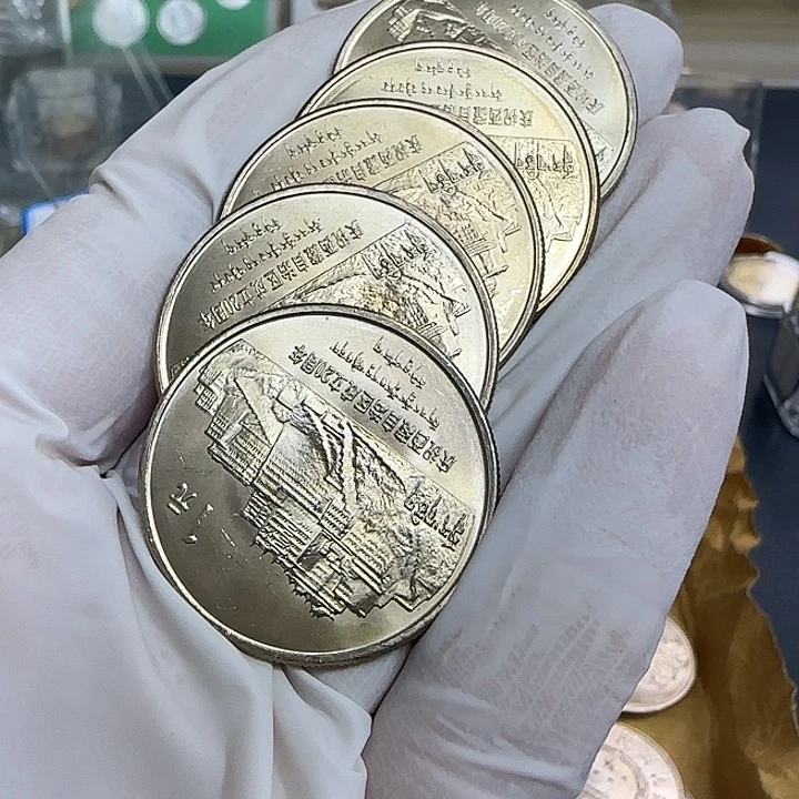 其他普通金属西藏纪念币一枚黄油光