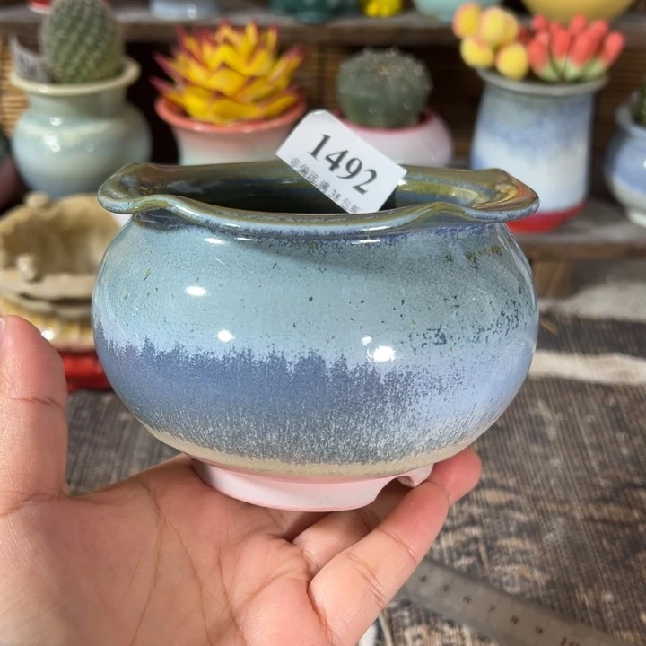 口9高8 手工花盆满30包邮