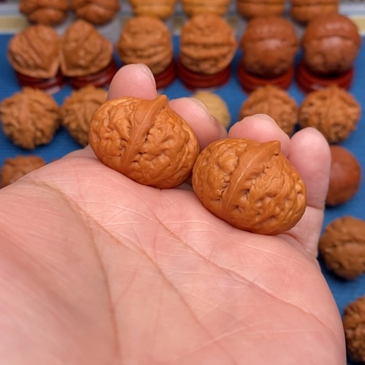 把件文玩核桃麒麟磨盘