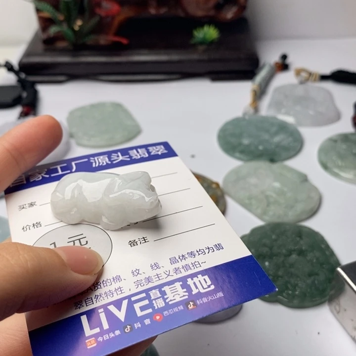 翡翠未镶嵌颈饰翡翠