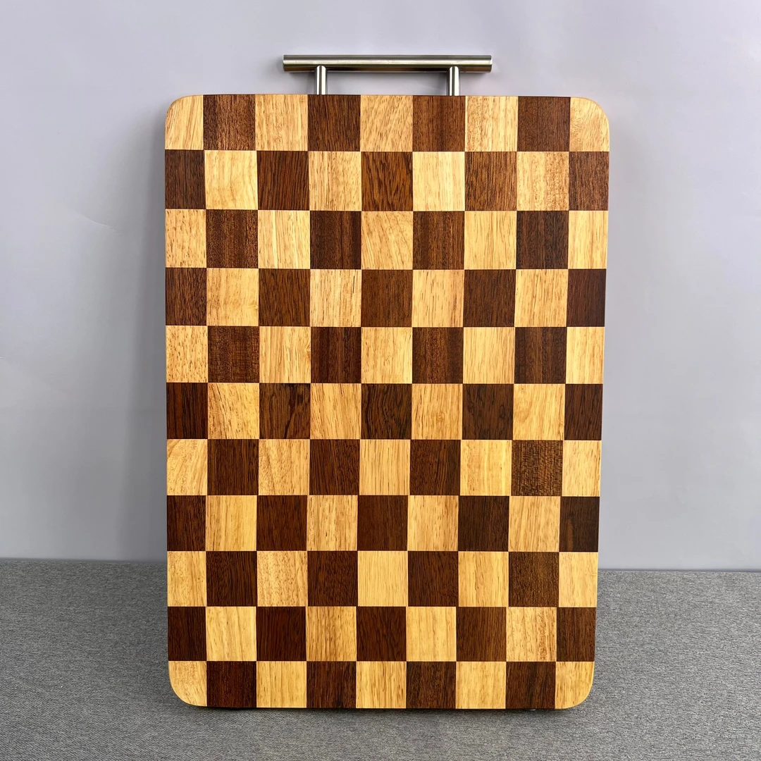 0-003 家用棋盘格砧板菜板 45*32*3 CM±1CM重约2.76KG