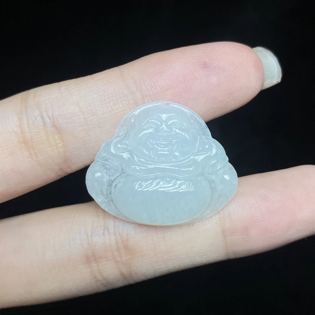 【小北好物】翡翠佛公吊坠约21*24mm带绳【多样性发一件】QH19X373