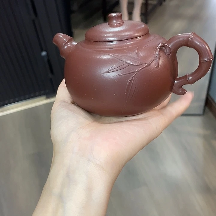 茶壶紫砂全手工打造
