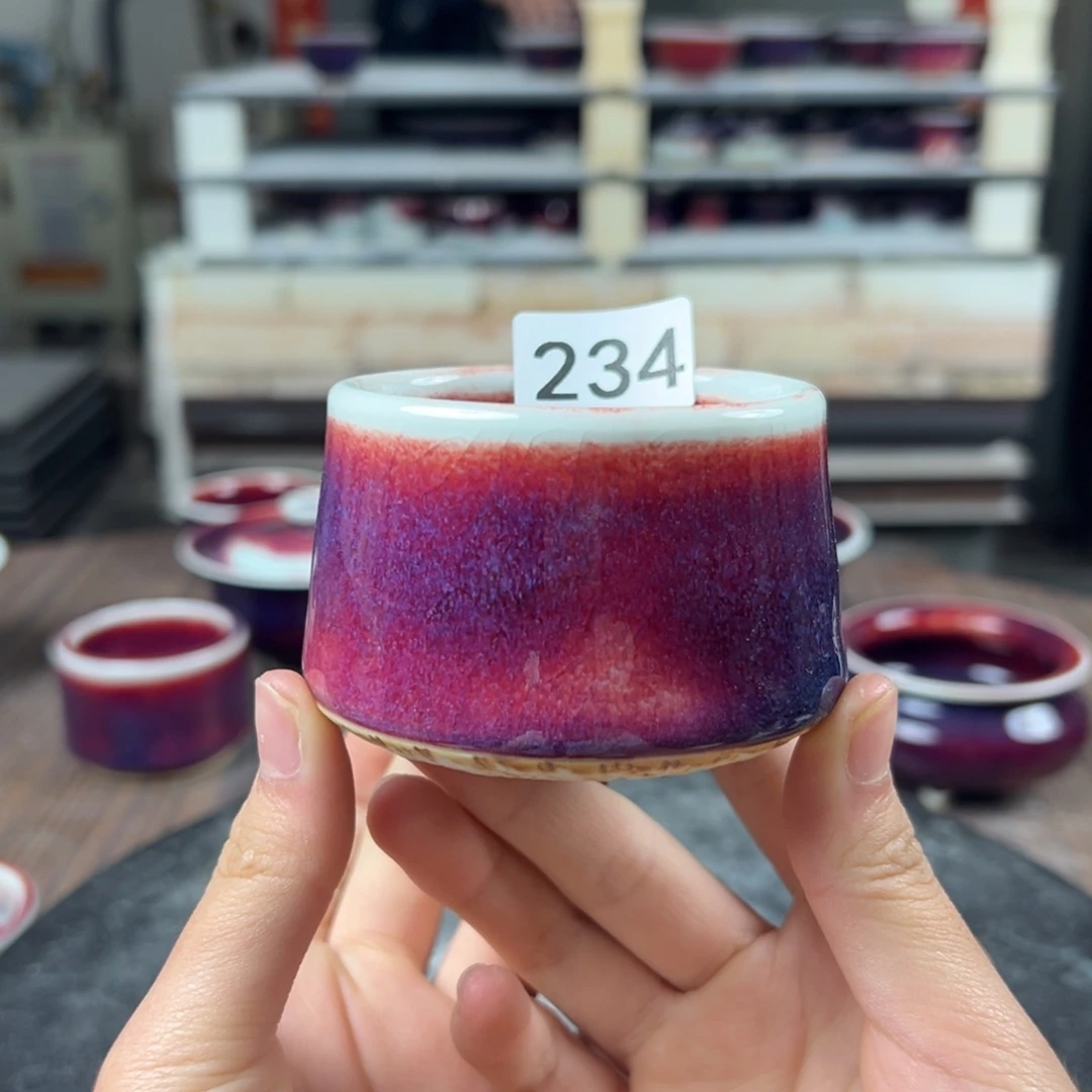 瓷片全品无暇主人杯纯手工