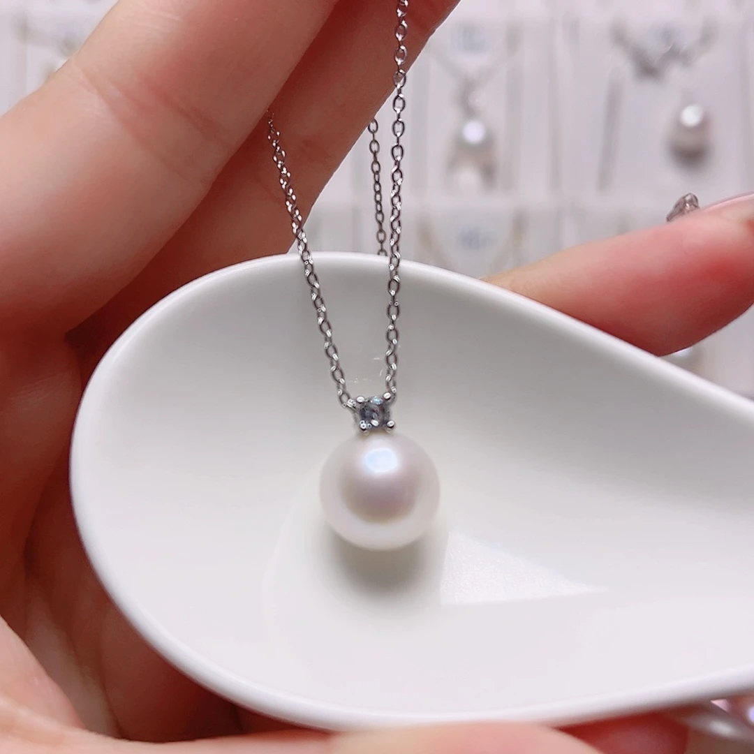 淡水珍珠未镶嵌吊坠(赠链)