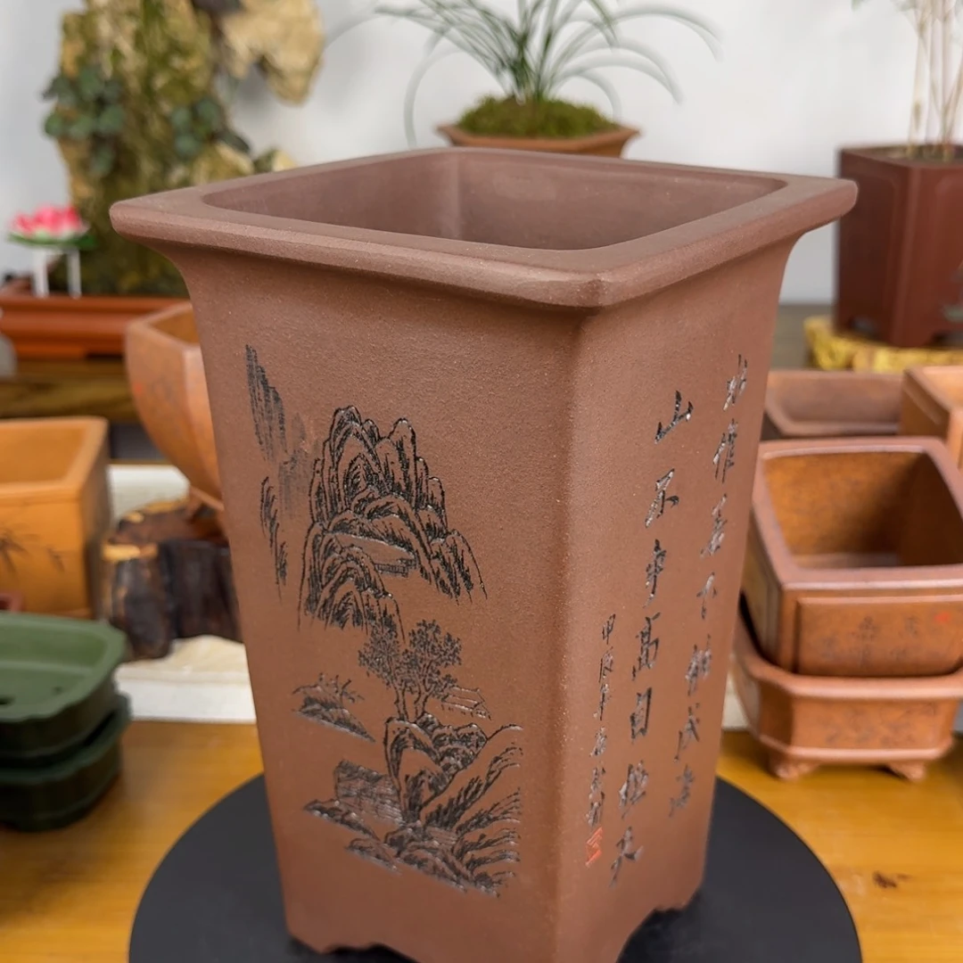 紫砂花盆衡*学紫砂花盆