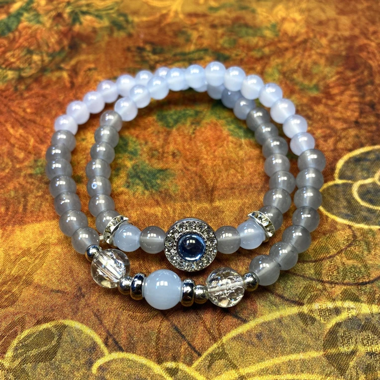 A201玛瑙双圈手串-无礼盒