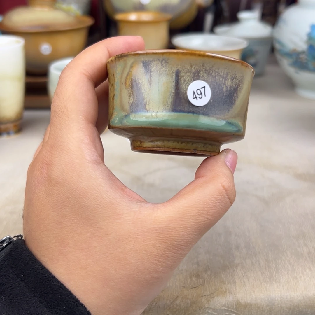 杯纯手工茶烧主人杯