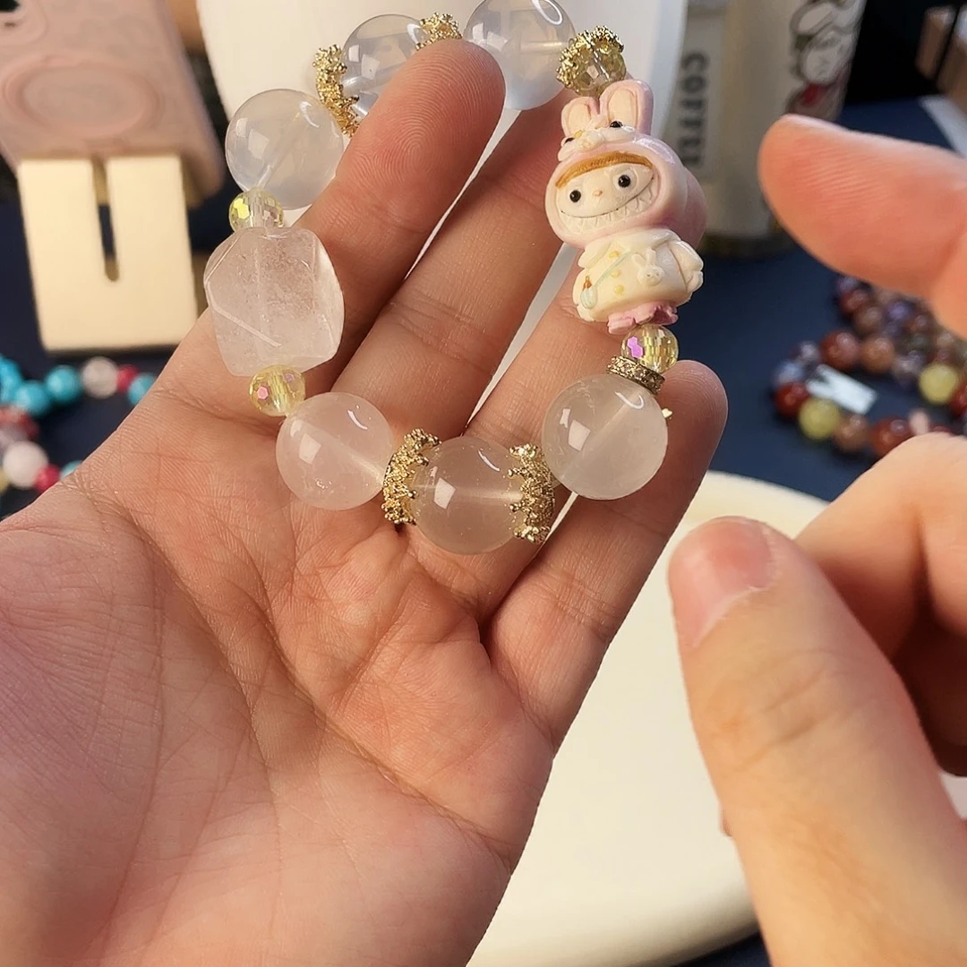 水晶手链银S925镶嵌