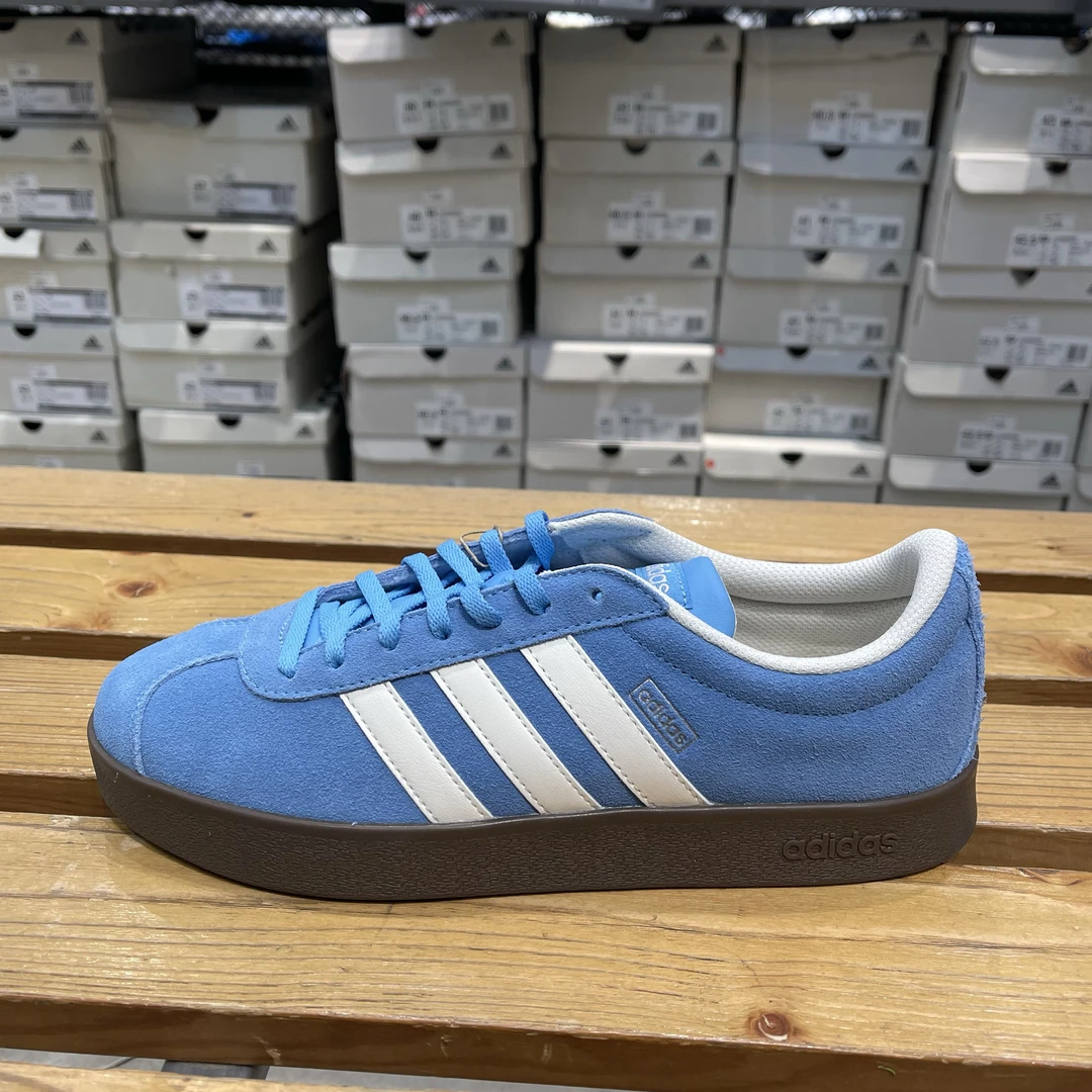 Adidas阿迪达斯Court VI Classic情侣款蓝白休闲板鞋T头鞋JS4594-