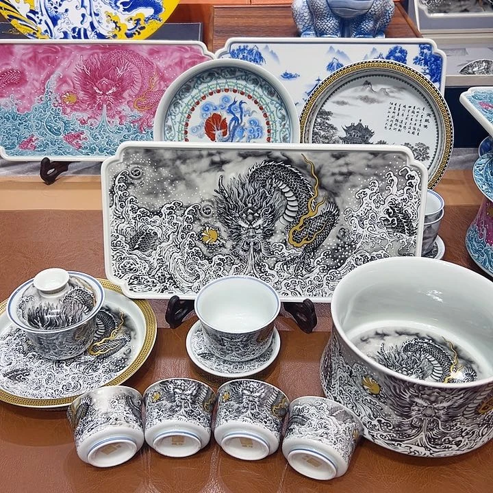 摆件陶景德镇陶瓷艺术