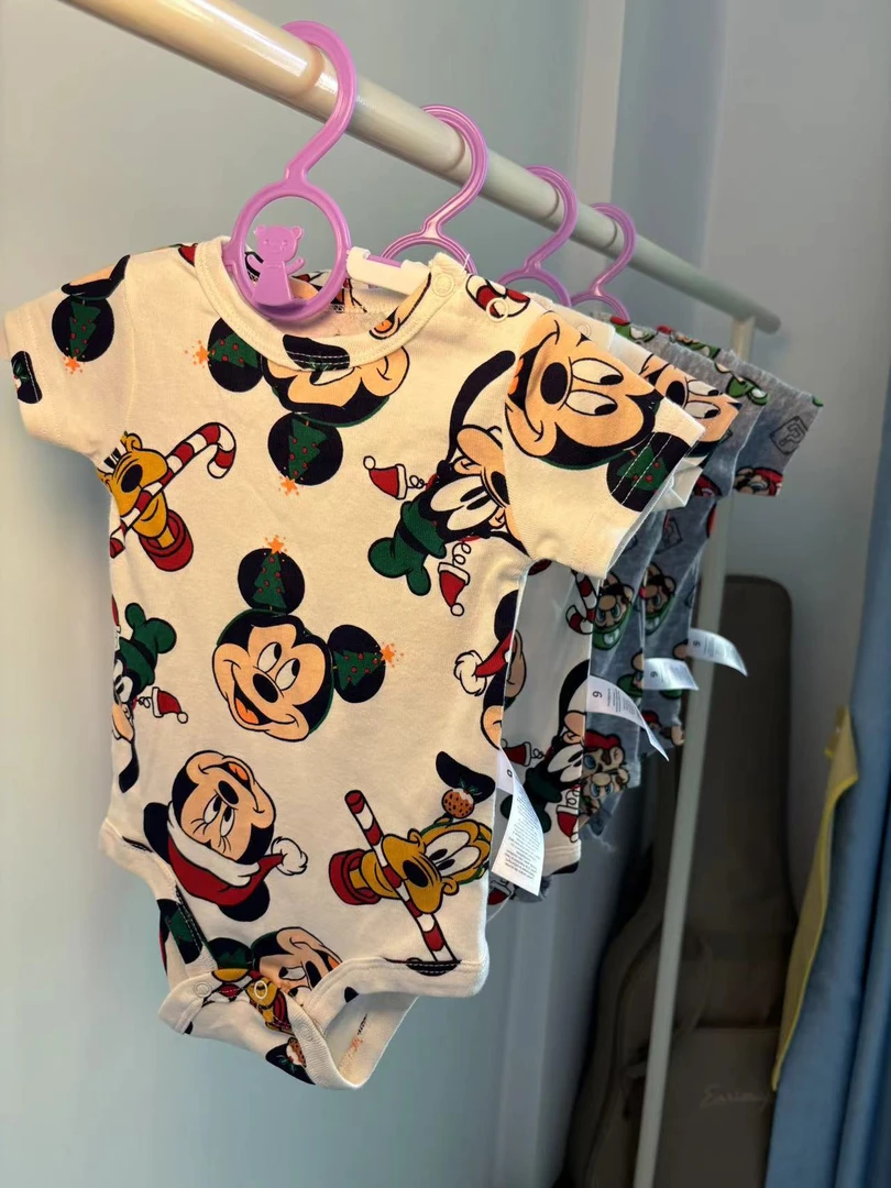 薄款宝宝爬连体可爱全棉宝宝屁衣全棉夏季包屁衣短袖包屁衣男宝