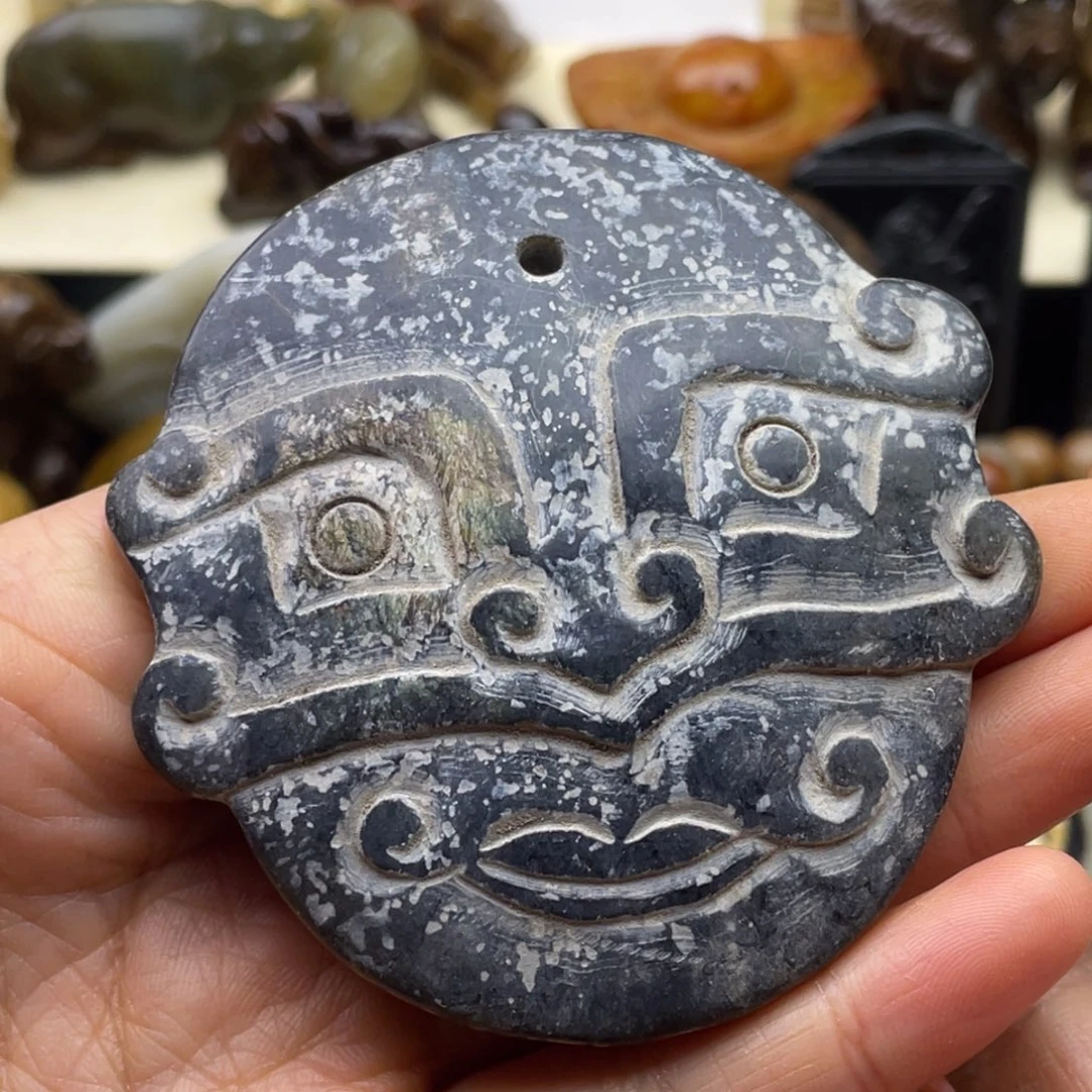 蛇纹石玉未镶嵌颈饰178