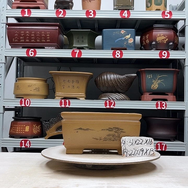 紫砂花盆紫砂花盆