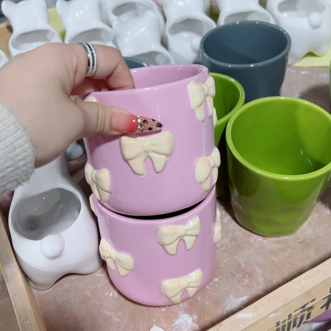 有孔，陶瓷花盆满10米包邮发货