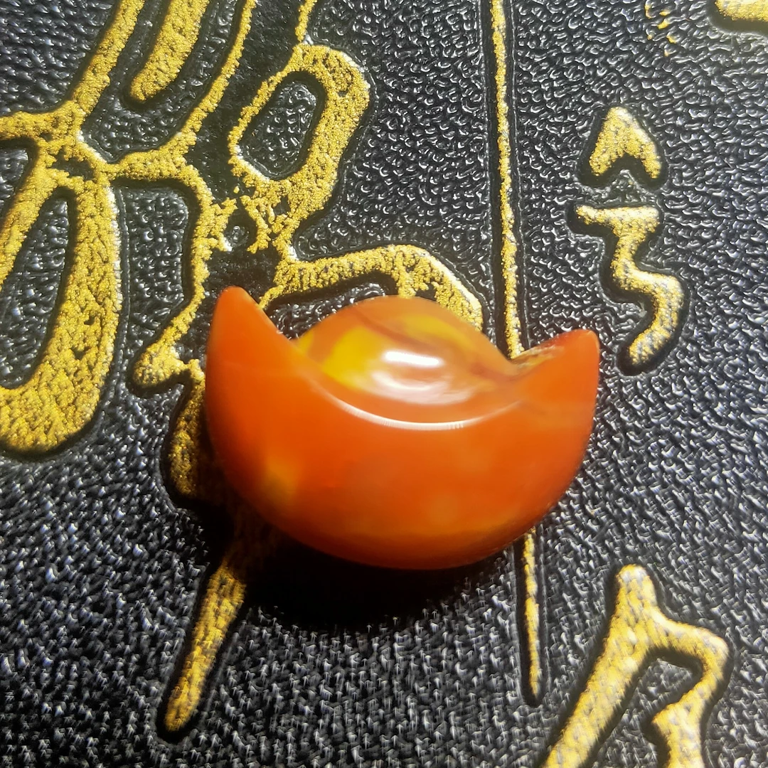 北票战国红元宝背云手串配饰