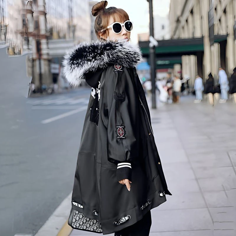 真毛獭兔毛杂款派克服链接，实物以直播间为准