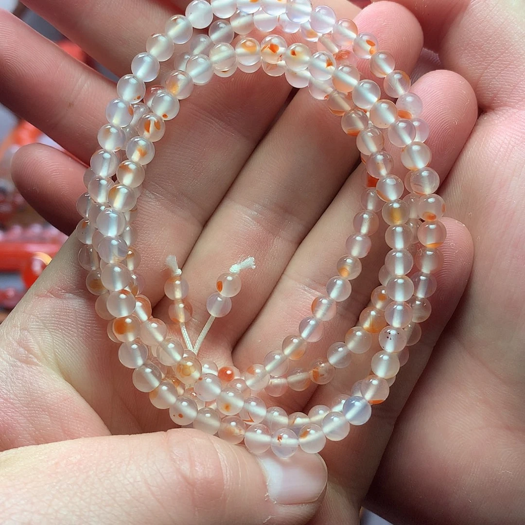 南红玛瑙未镶嵌1保山杨柳干掌冰飘多圈